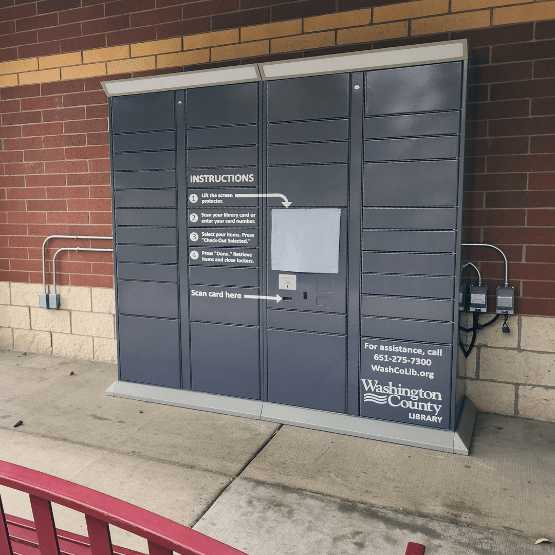 Hugo Library Lockers at Hugo City Hall